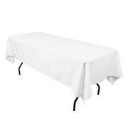White 6 ft. table linen White 6 ft. table linen